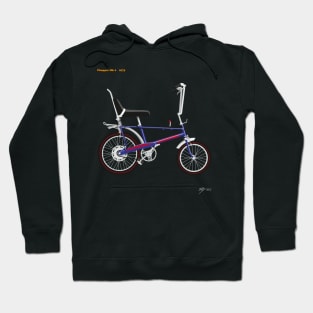 Classic Raleigh Chopper Mk 2 (Ultra Violet) Hoodie